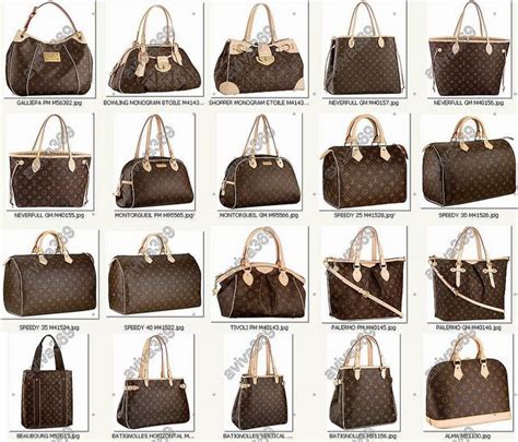 Louis Vuitton purse names